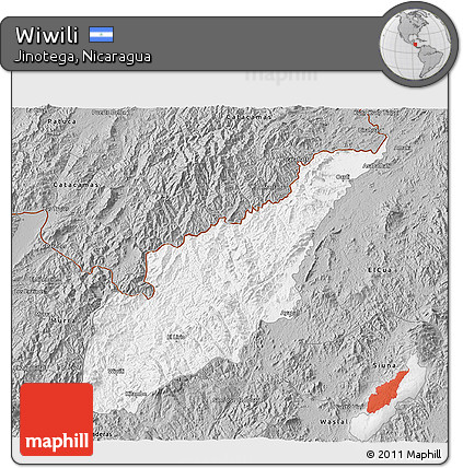Gray 3D Map of Wiwili
