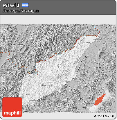 Gray 3D Map of Wiwili