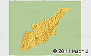 Savanna Style 3D Map of Wiwili, single color outside