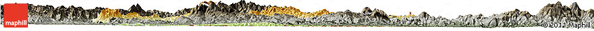 Physical Horizon Map of Wiwili, darken, semi-desaturated