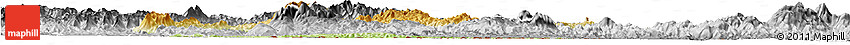 Physical Horizon Map of Wiwili, desaturated