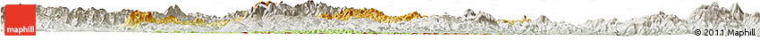 Physical Horizon Map of Wiwili, lighten, semi-desaturated