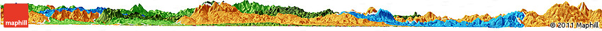 Satellite Horizon Map of Wiwili, political outside