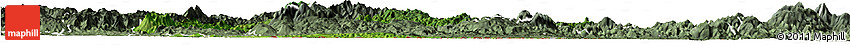 Satellite Horizon Map of Wiwili, semi-desaturated