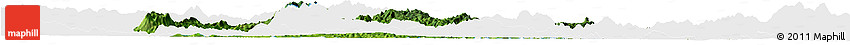 Satellite Horizon Map of Wiwili, single color outside