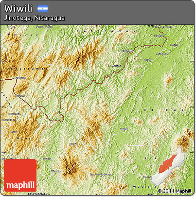 Physical Map of Wiwili