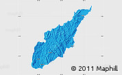 Political Map of Wiwili, single color outside