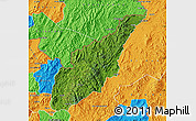 Satellite Map of Wiwili, political outside
