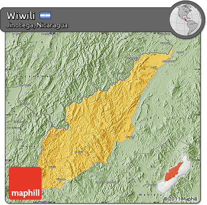 Savanna Style Map of Wiwili