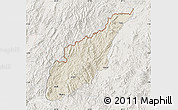 Shaded Relief Map of Wiwili, lighten