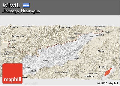 Classic Style Panoramic Map of Wiwili