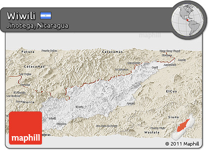 Classic Style Panoramic Map of Wiwili