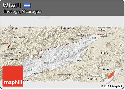 Classic Style Panoramic Map of Wiwili