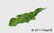 Satellite Panoramic Map of Wiwili, single color outside