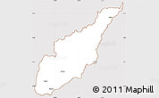 Classic Style Simple Map of Wiwili, cropped outside