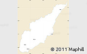 Classic Style Simple Map of Wiwili, single color outside