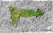 Satellite 3D Map of Madriz, lighten, desaturated