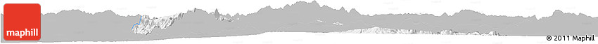 Gray Horizon Map of Madriz, single color outside