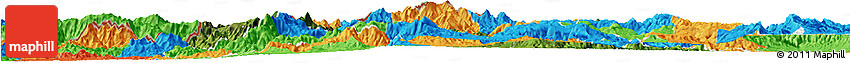 Satellite Horizon Map of Madriz, political outside