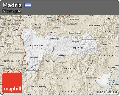 Classic Style Map of Madriz