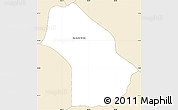 Classic Style Simple Map of San Juan del Rio Coco