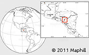 Blank Location Map of Somoto