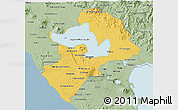 Savanna Style 3D Map of Managua