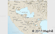 Shaded Relief 3D Map of Managua