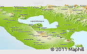 Physical Panoramic Map of Managua