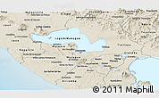 Shaded Relief Panoramic Map of Managua