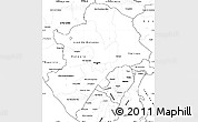 Blank Simple Map of Managua