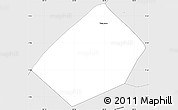 Silver Style Simple Map of Ticuantepe