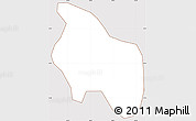 Classic Style Simple Map of Laguna de Moyua, cropped outside