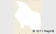 Classic Style Simple Map of Laguna de Moyua