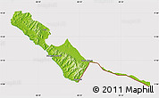 Physical Map of Tola, cropped outside