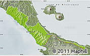 Physical Map of Tola, semi-desaturated