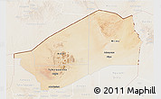 Satellite 3D Map of Agadez, lighten