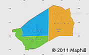 Political Map of Agadez, cropped outside