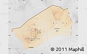 Satellite Map of Agadez, lighten, desaturated