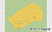 Savanna Style Map of Agadez, single color outside