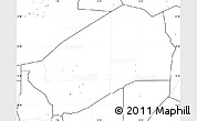 Blank Simple Map of Agadez, no labels