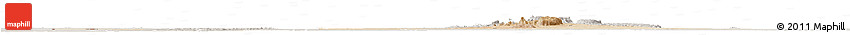 Satellite Horizon Map of Tchirozerine, lighten, semi-desaturated