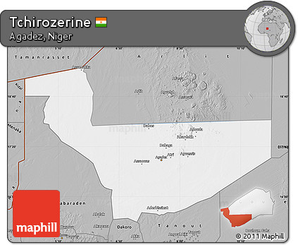 Gray Map of Tchirozerine