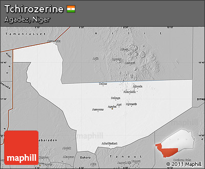 Gray Map of Tchirozerine