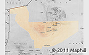 Satellite Map of Tchirozerine, desaturated