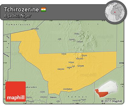 Savanna Style Map of Tchirozerine