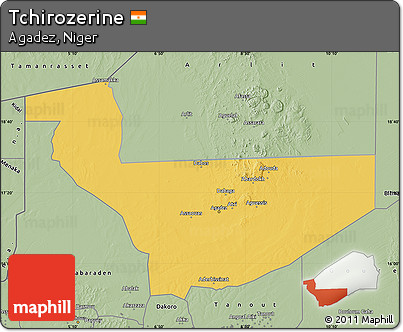 Savanna Style Map of Tchirozerine