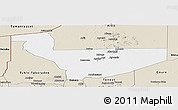 Classic Style Panoramic Map of Tchirozerine