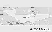 Silver Style Panoramic Map of Tchirozerine