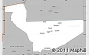 Gray Simple Map of Tchirozerine